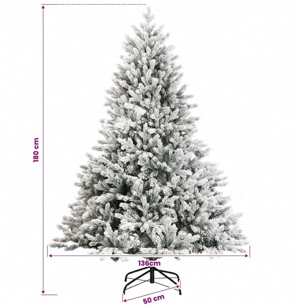 Dirbtinė kalėdinė eglutė su rutuliuku 180 cm 300 LED