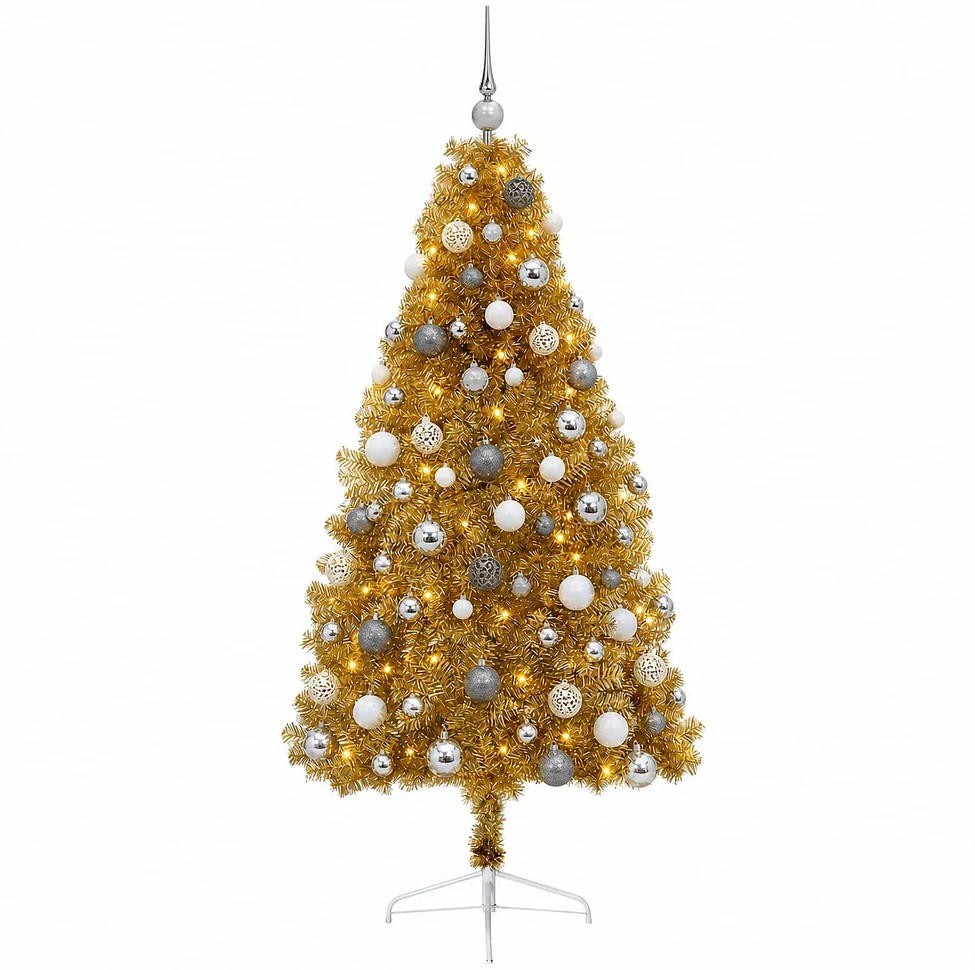 Dirbtinė kalėdinė eglutė su rutuliuku 210 cm 300 LED