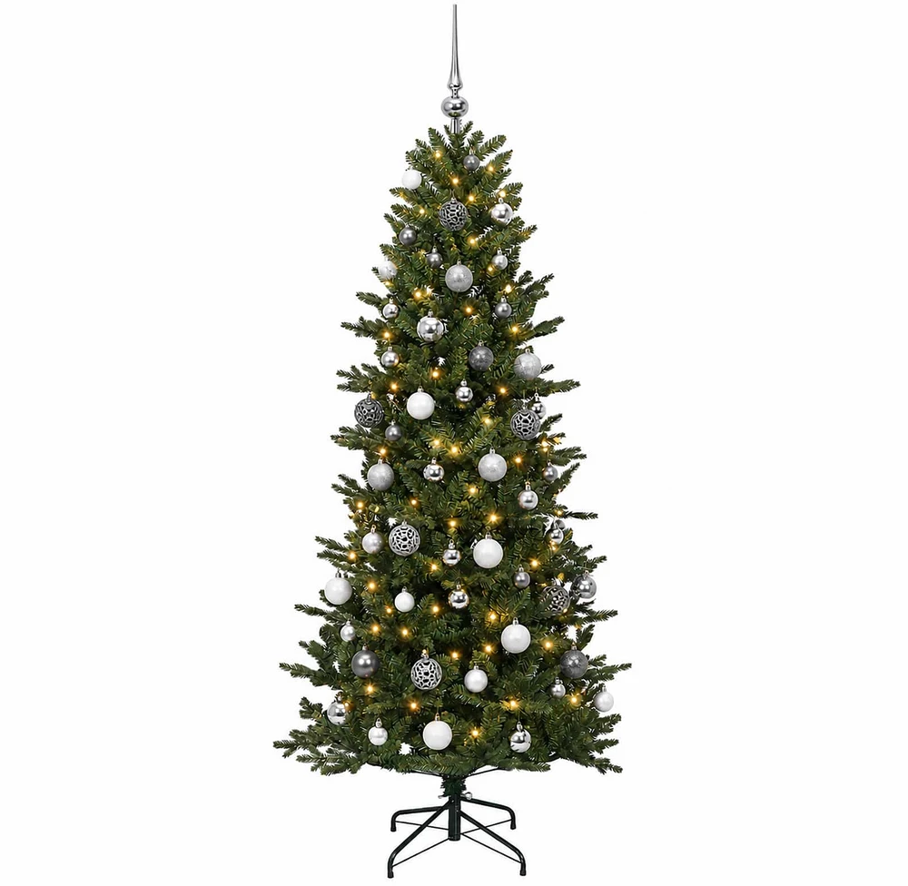 Dirbtinė kalėdinė eglutė su rutuliuku 210 cm 300 LED