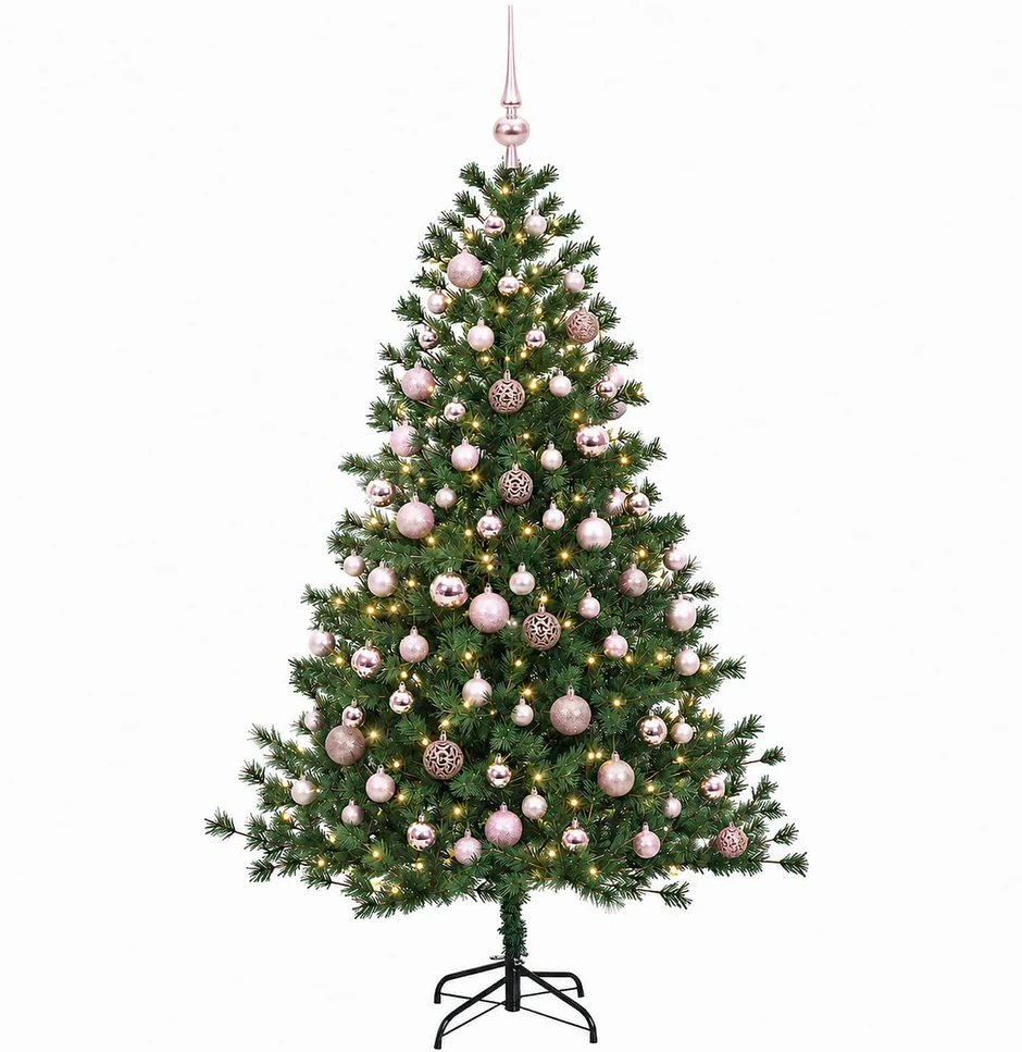Dirbtinė kalėdinė eglutė su rutuliuku 210 cm 300 LED