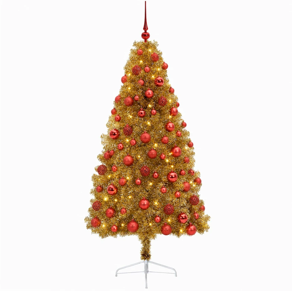 Dirbtinė kalėdinė eglutė su rutuliuku 210 cm 300 LED