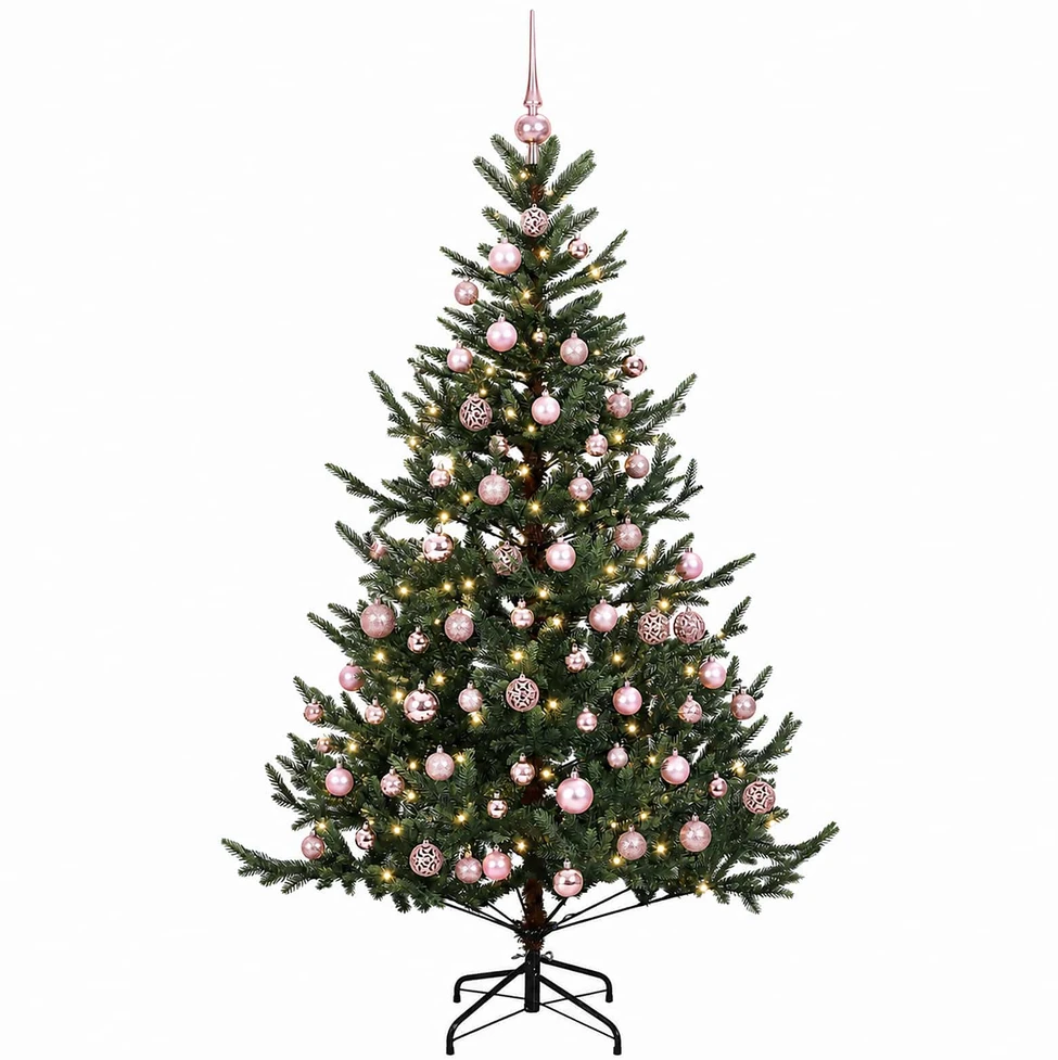 Dirbtinė kalėdinė eglutė su rutuliuku 210 cm 300 LED