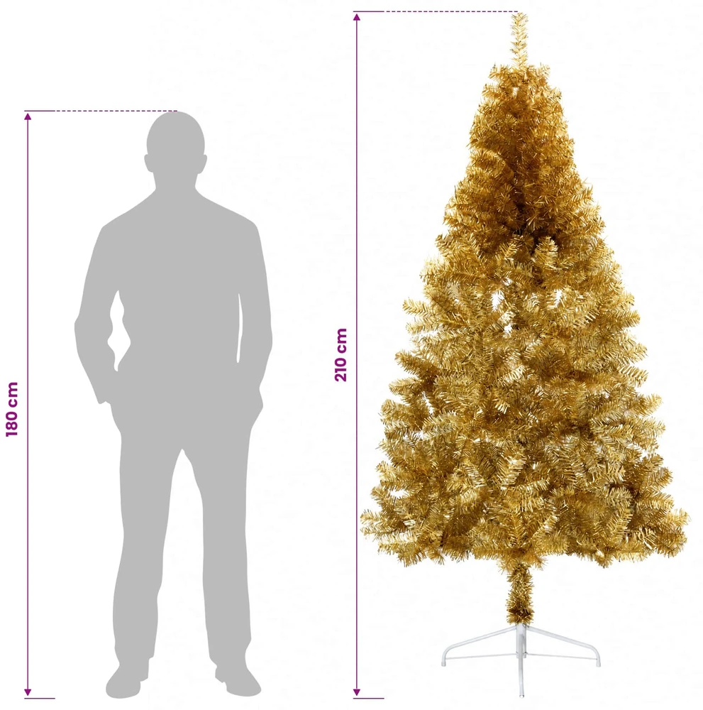 Dirbtinė kalėdinė eglutė su rutuliuku 210 cm 300 LED