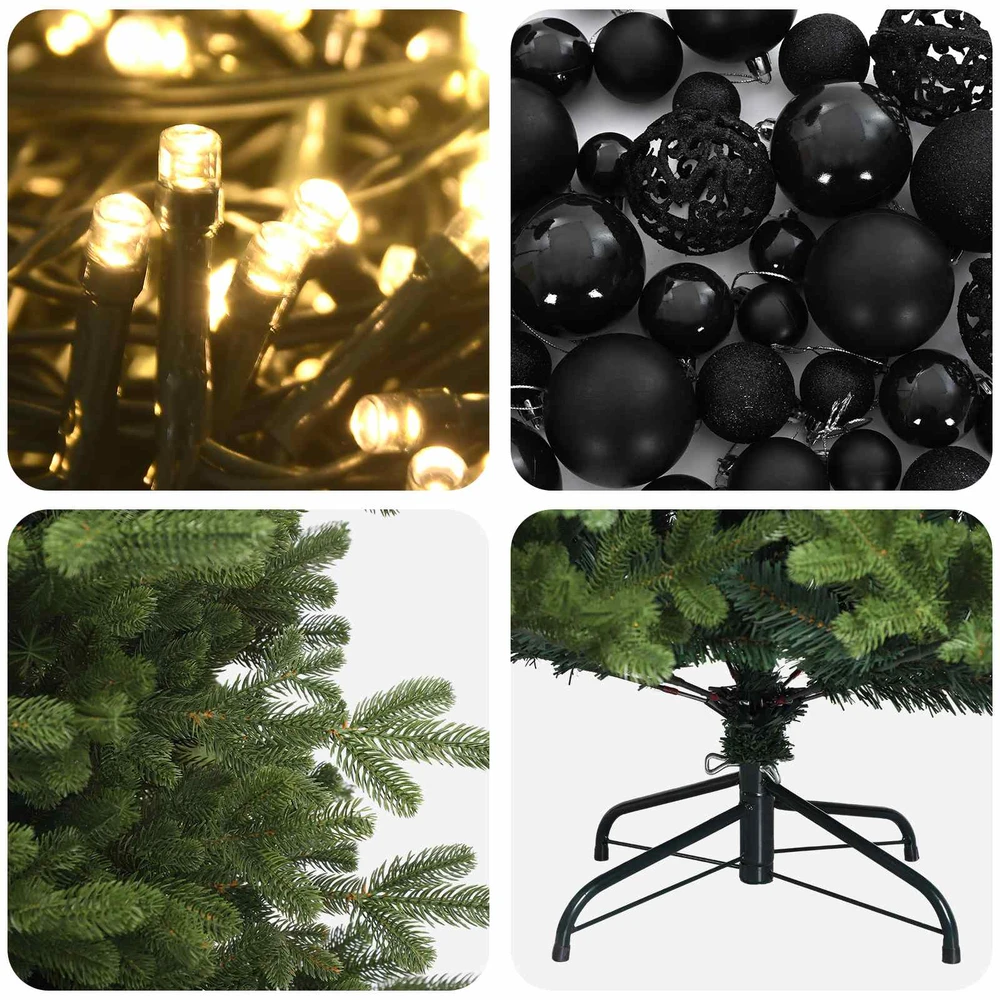 Dirbtinė kalėdinė eglutė su rutuliuku 210 cm 300 LED