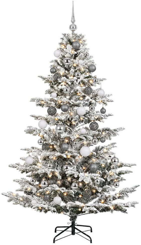 Dirbtinė kalėdinė eglutė su rutuliuku 210 cm 300 LED
