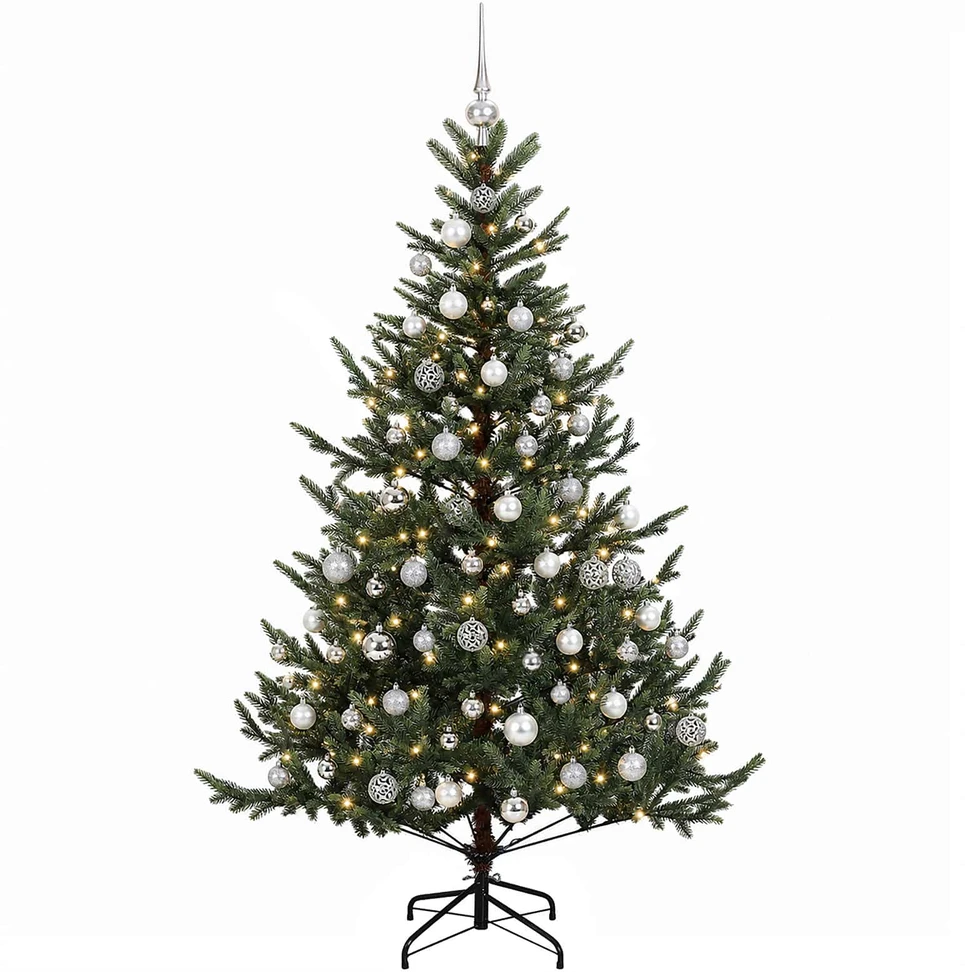Dirbtinė kalėdinė eglutė su rutuliuku 210 cm 300 LED