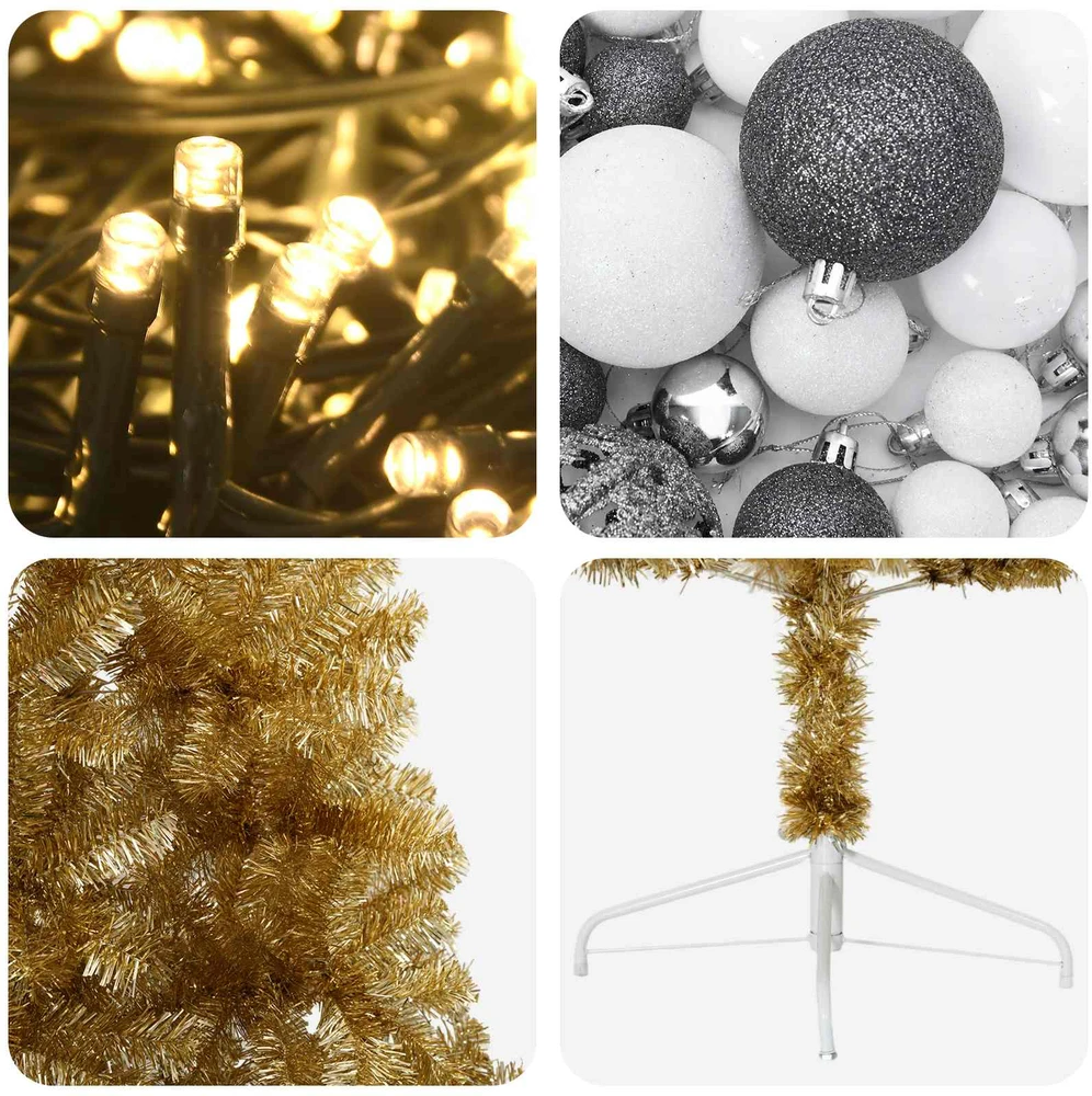 Dirbtinė kalėdinė eglutė su rutuliuku 210 cm 300 LED