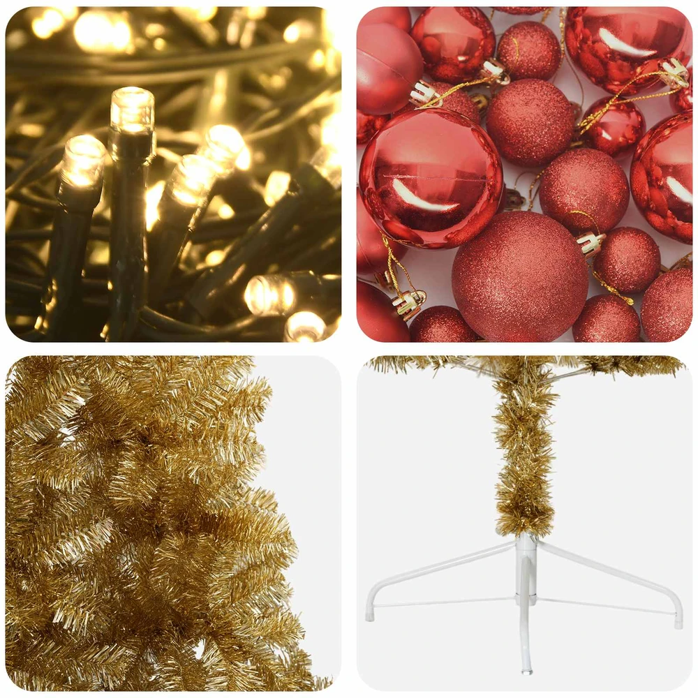Dirbtinė kalėdinė eglutė su rutuliuku 210 cm 300 LED