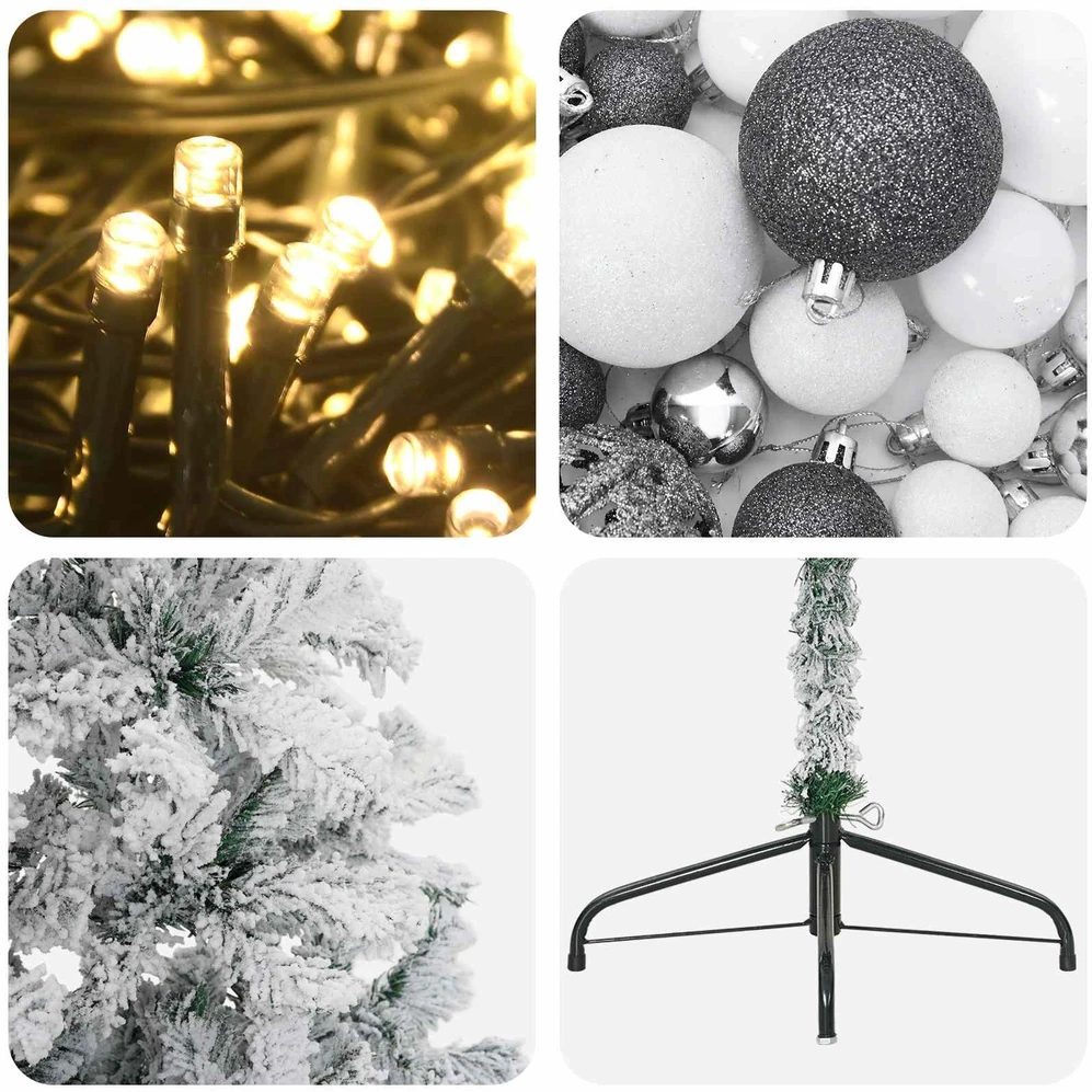 Dirbtinė kalėdinė eglutė su rutuliuku 210 cm 300 LED