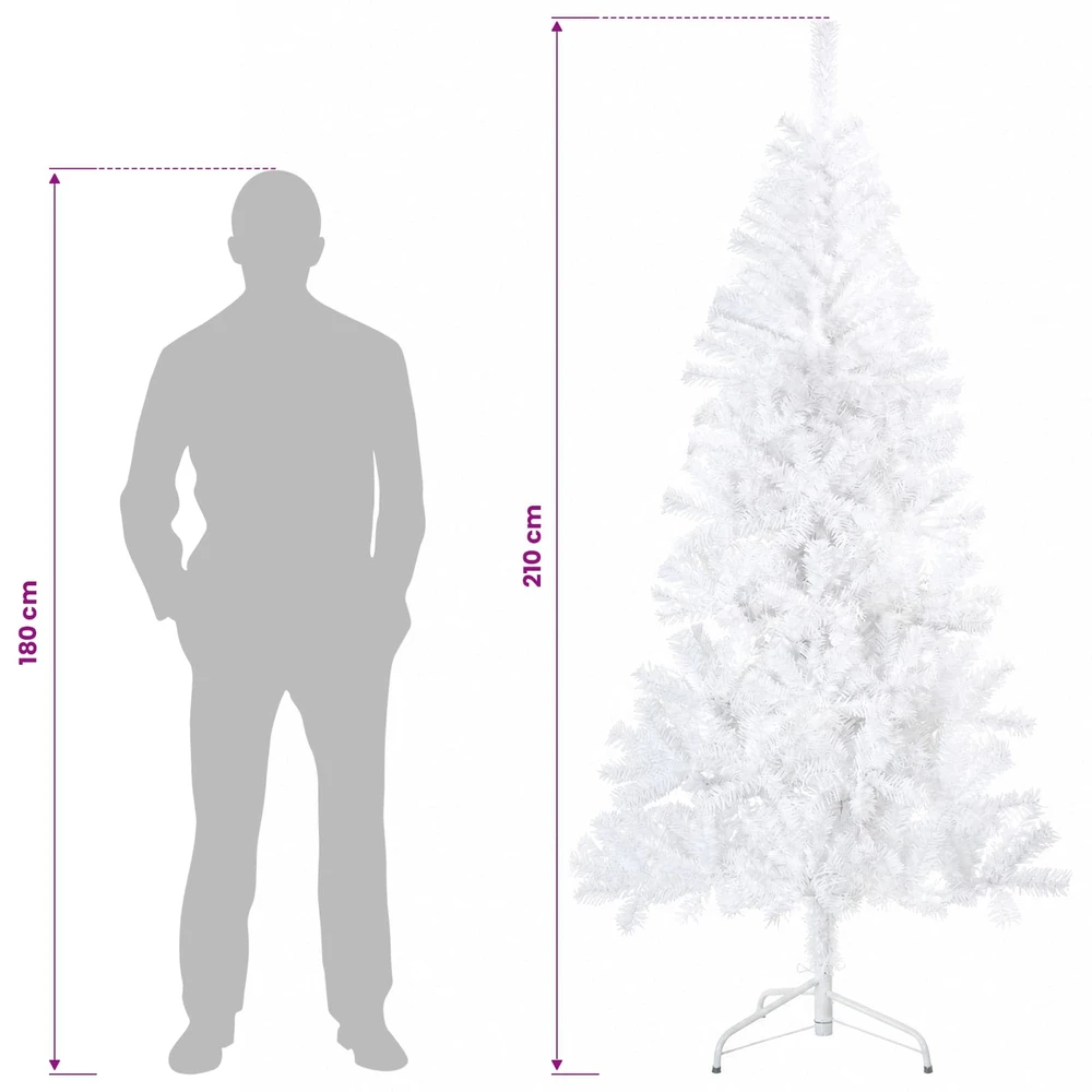 Dirbtinė kalėdinė eglutė su rutuliuku 210 cm 300 LED