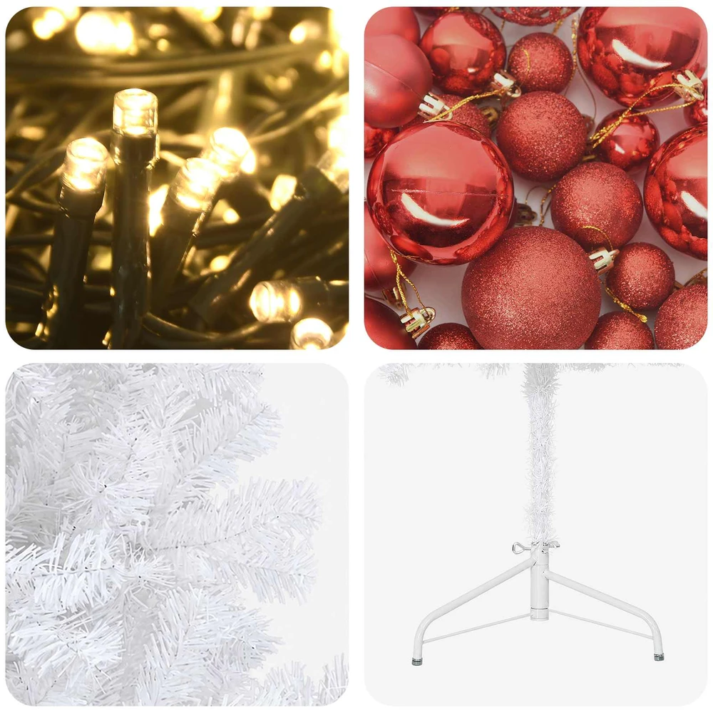 Dirbtinė kalėdinė eglutė su rutuliuku 210 cm 300 LED