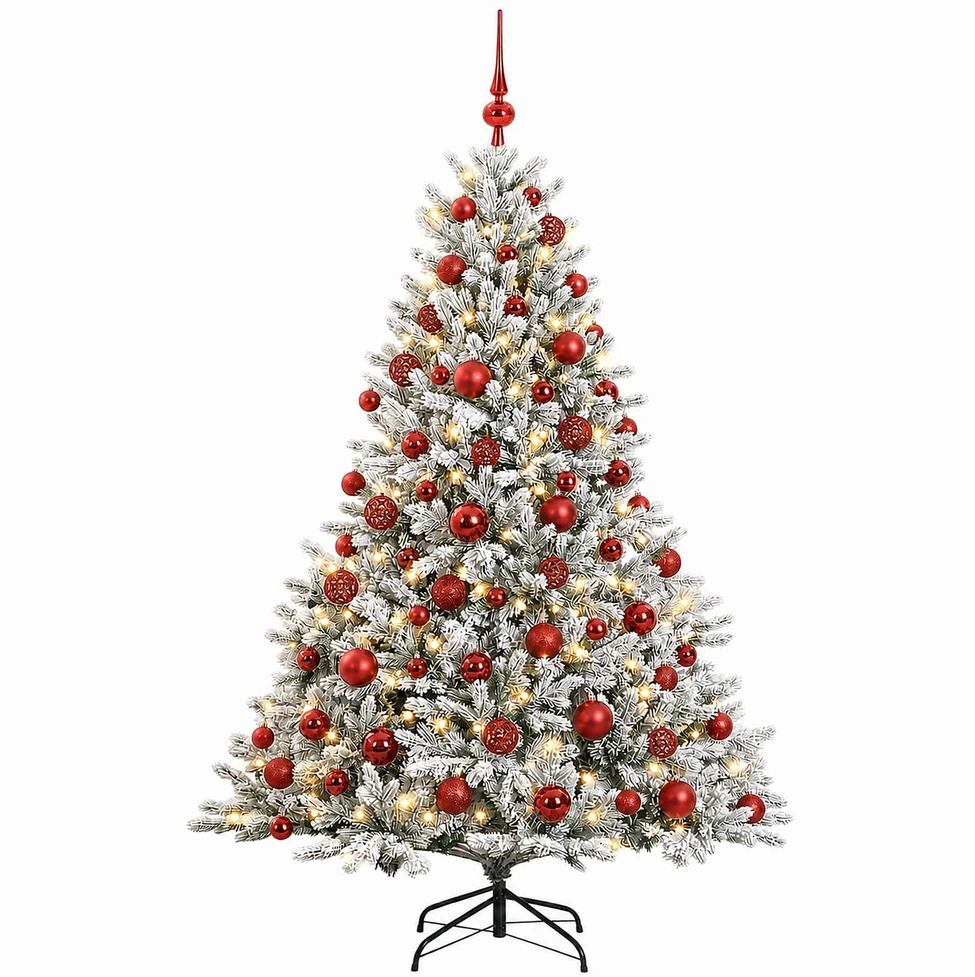 Dirbtinė kalėdinė eglutė su rutuliuku 210 cm 300 LED