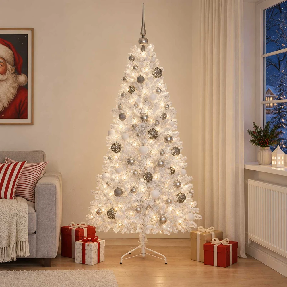 Dirbtinė kalėdinė eglutė su rutuliuku 210 cm 300 LED