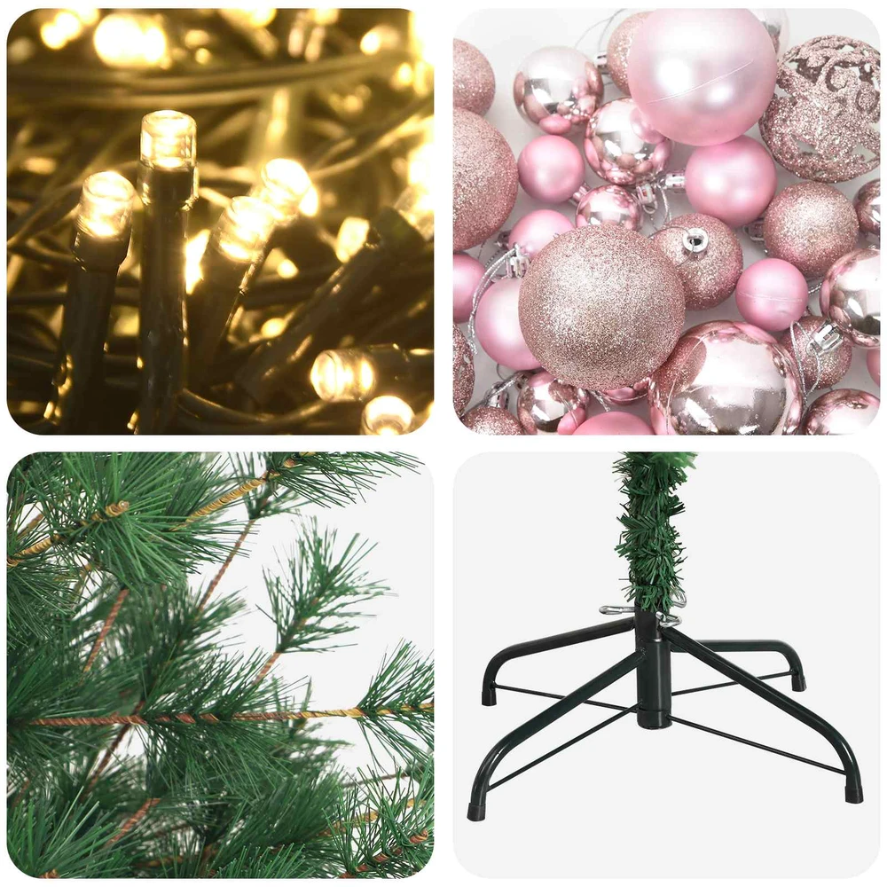 Dirbtinė kalėdinė eglutė su rutuliuku 210 cm 300 LED