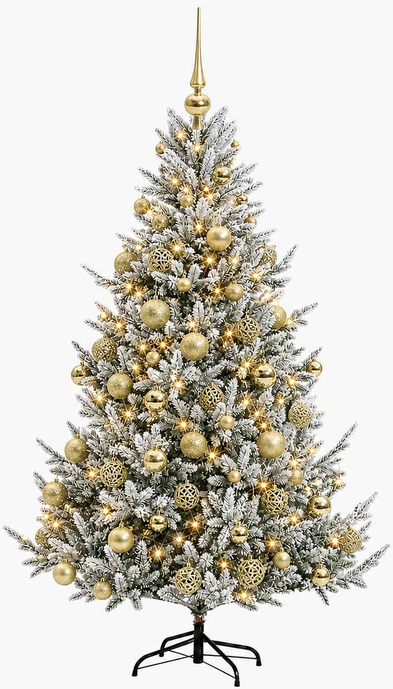 Dirbtinė kalėdinė eglutė su rutuliuku 210 cm 300 LED