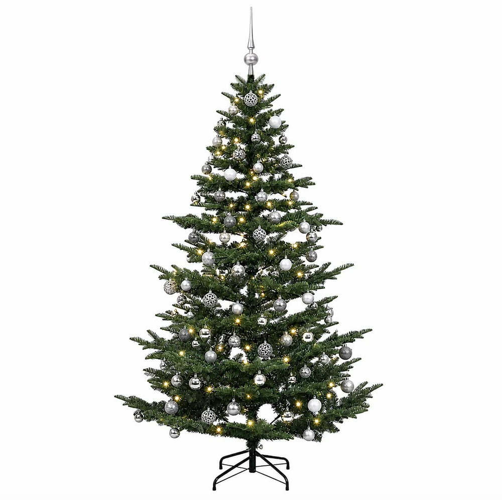 Dirbtinė kalėdinė eglutė su rutuliuku 210 cm 300 LED