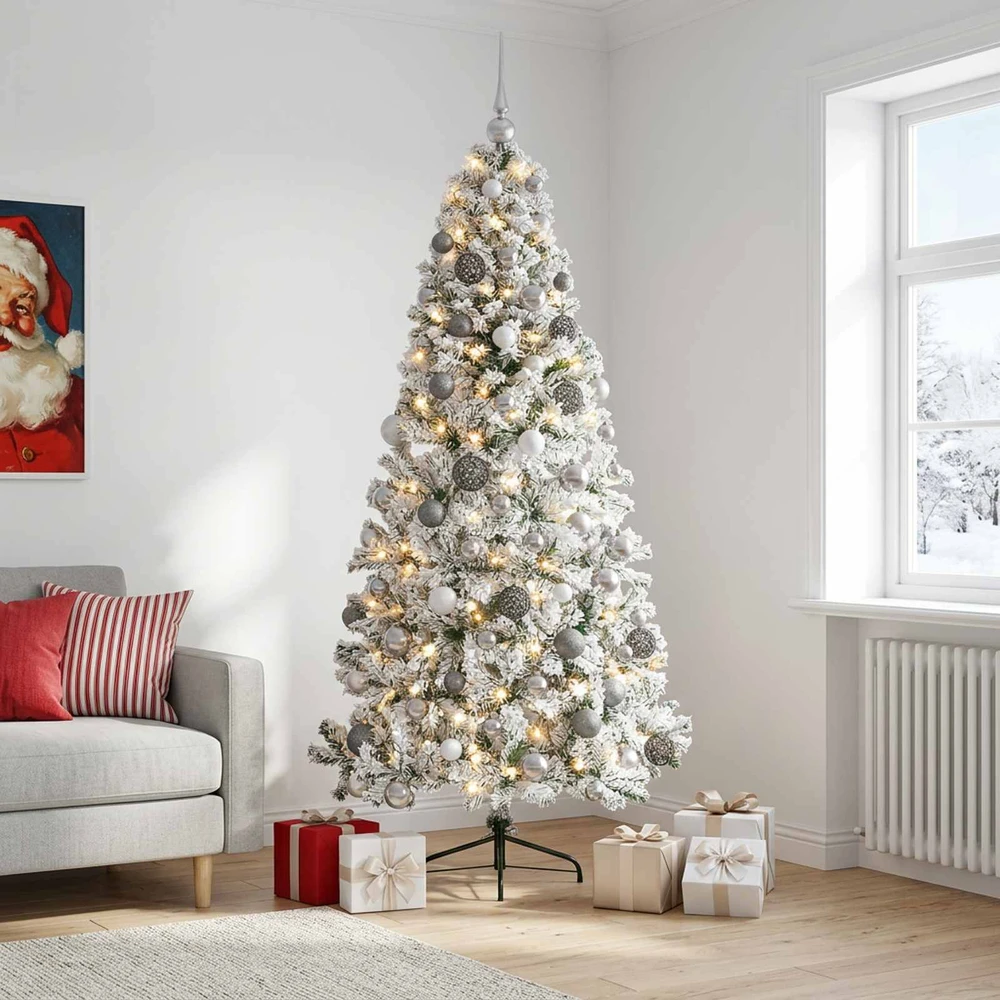 Dirbtinė kalėdinė eglutė su rutuliuku 210 cm 300 LED