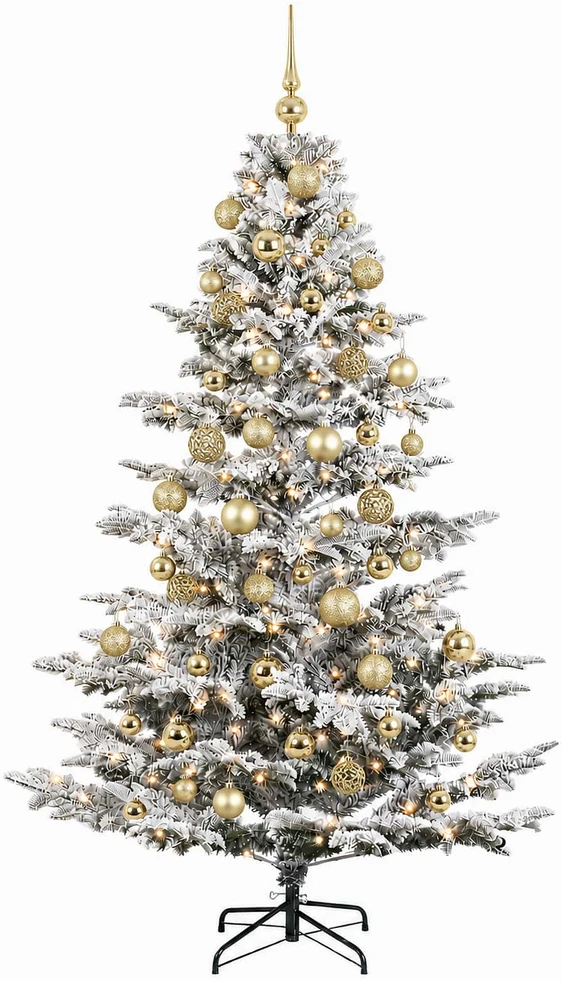 Dirbtinė kalėdinė eglutė su rutuliuku 210 cm 300 LED