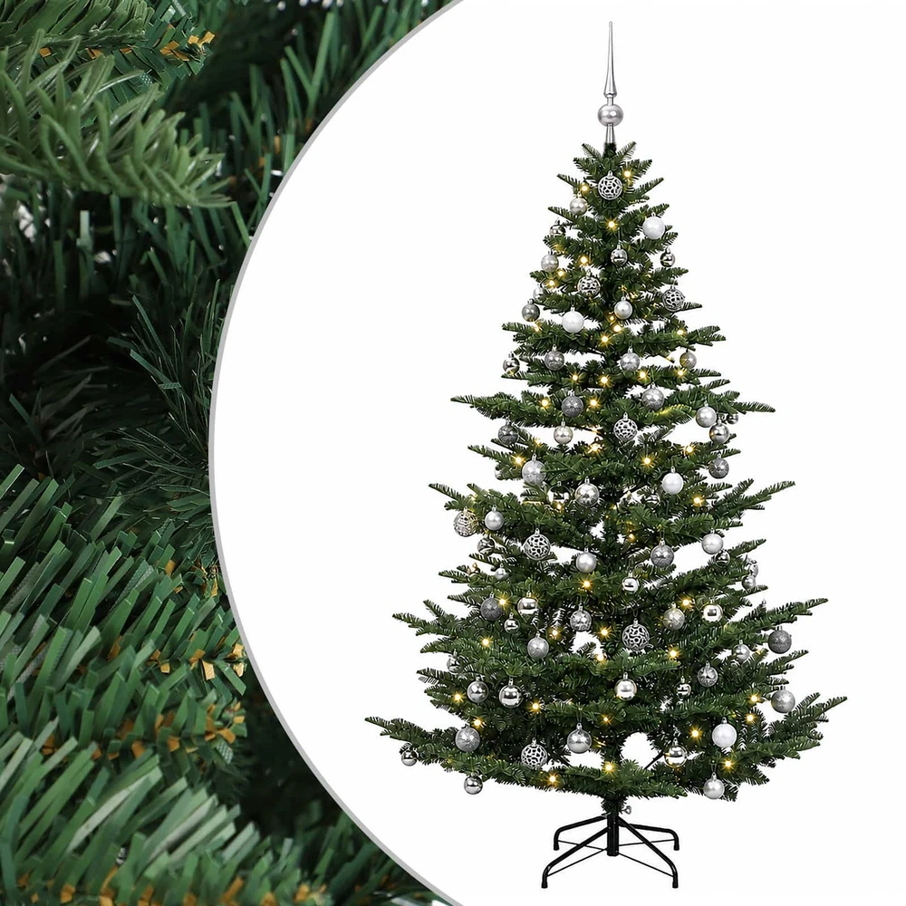 Dirbtinė kalėdinė eglutė su rutuliuku 210 cm 300 LED