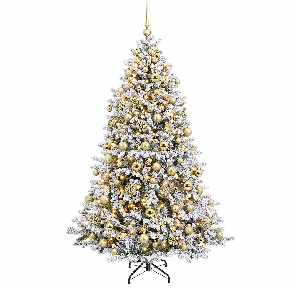 Dirbtinė kalėdinė eglutė su rutuliuku 210 cm 300 LED