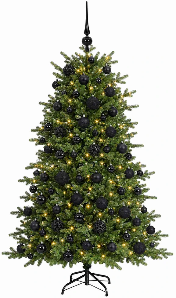 Dirbtinė kalėdinė eglutė su rutuliuku 210 cm 300 LED