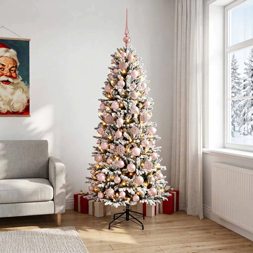 Dirbtinė kalėdinė eglutė su rutuliuku 210 cm 300 LED
