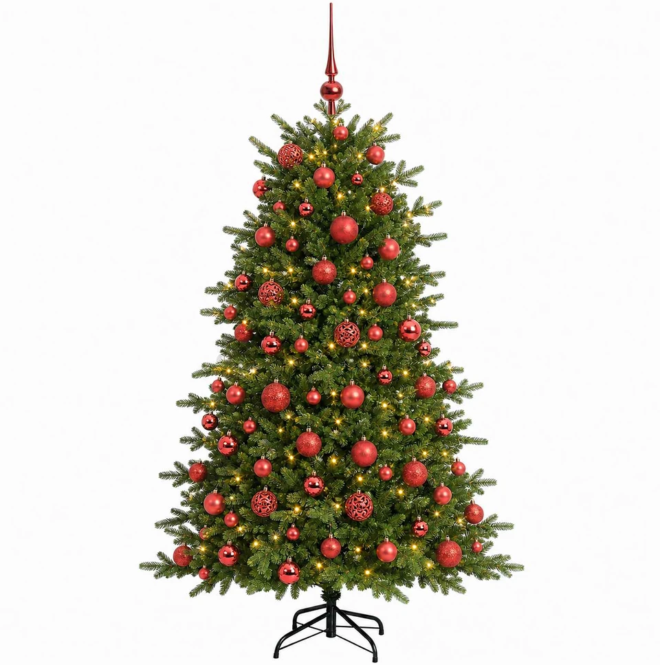 Dirbtinė kalėdinė eglutė su rutuliuku 210 cm 300 LED
