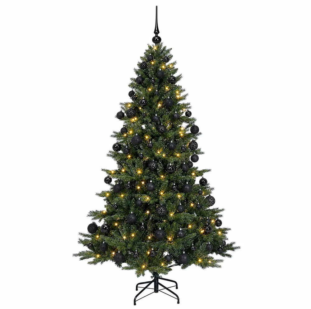 Dirbtinė kalėdinė eglutė su rutuliuku 210 cm 300 LED