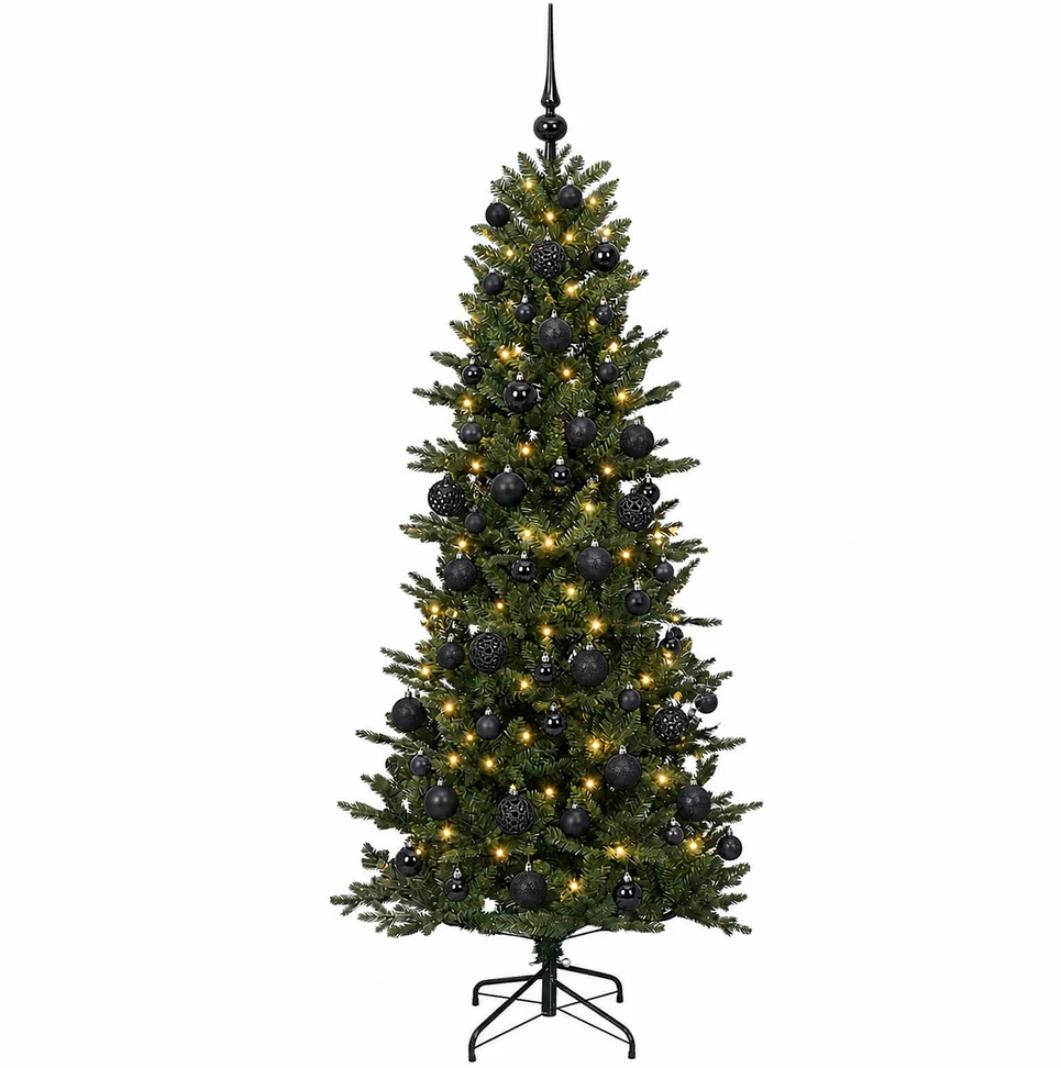 Dirbtinė kalėdinė eglutė su rutuliuku 210 cm 300 LED