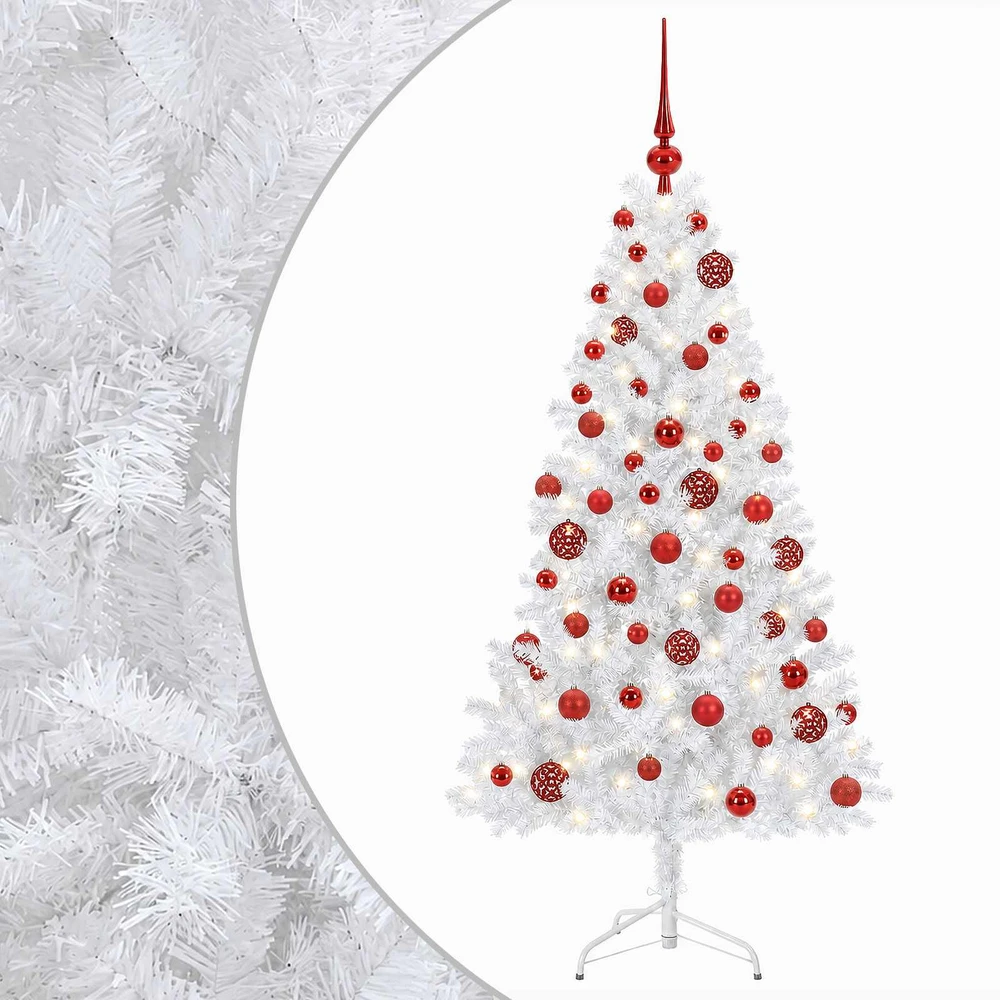 Dirbtinė kalėdinė eglutė su rutuliuku 210 cm 300 LED