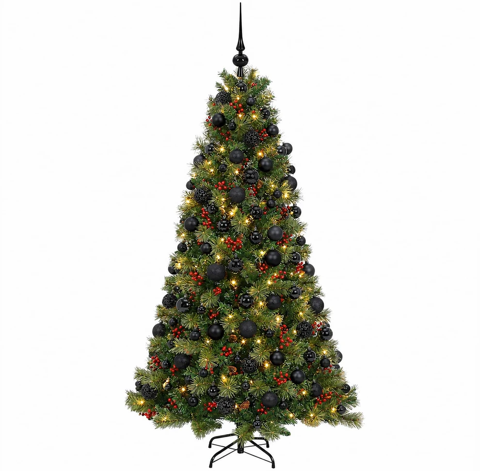 Dirbtinė kalėdinė eglutė su rutuliuku 210 cm 300 LED