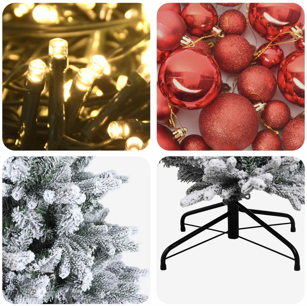 Dirbtinė kalėdinė eglutė su rutuliuku 210 cm 300 LED