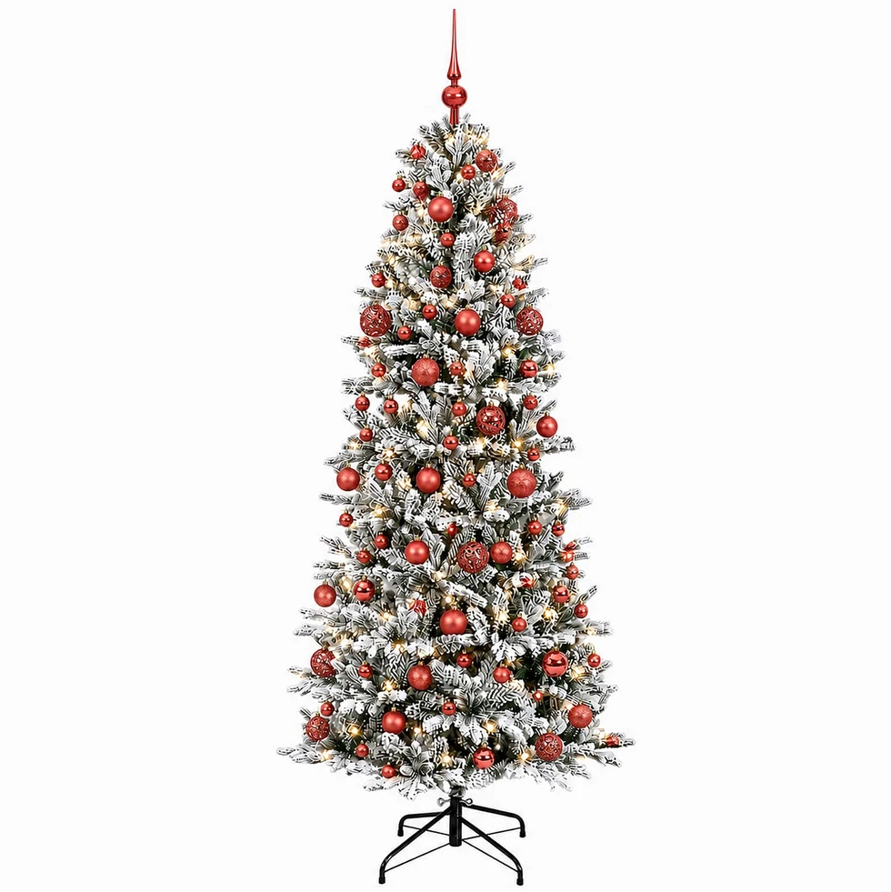 Dirbtinė kalėdinė eglutė su rutuliuku 210 cm 300 LED