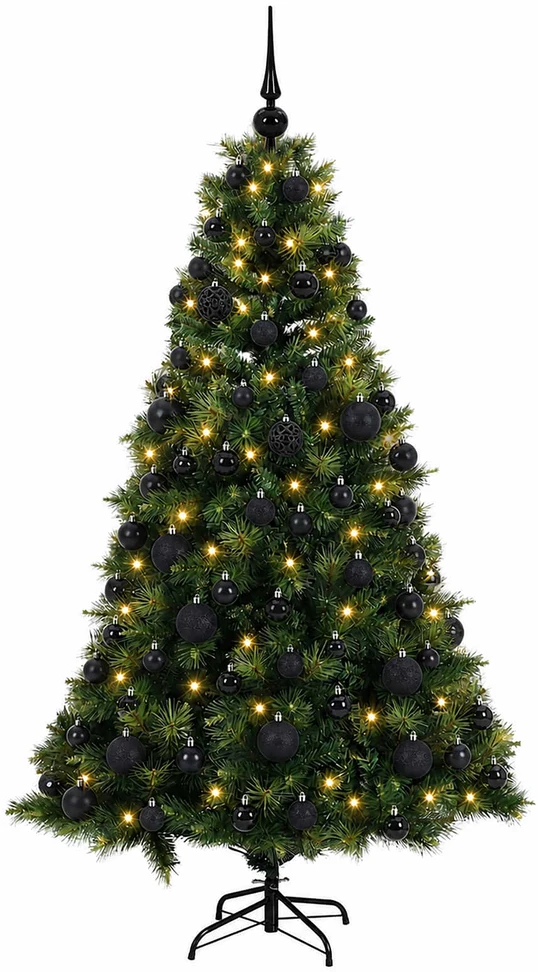 Dirbtinė kalėdinė eglutė su rutuliuku 210 cm 300 LED