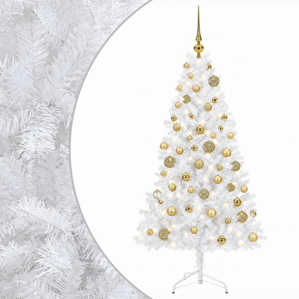 Dirbtinė kalėdinė eglutė su rutuliuku 210 cm 300 LED