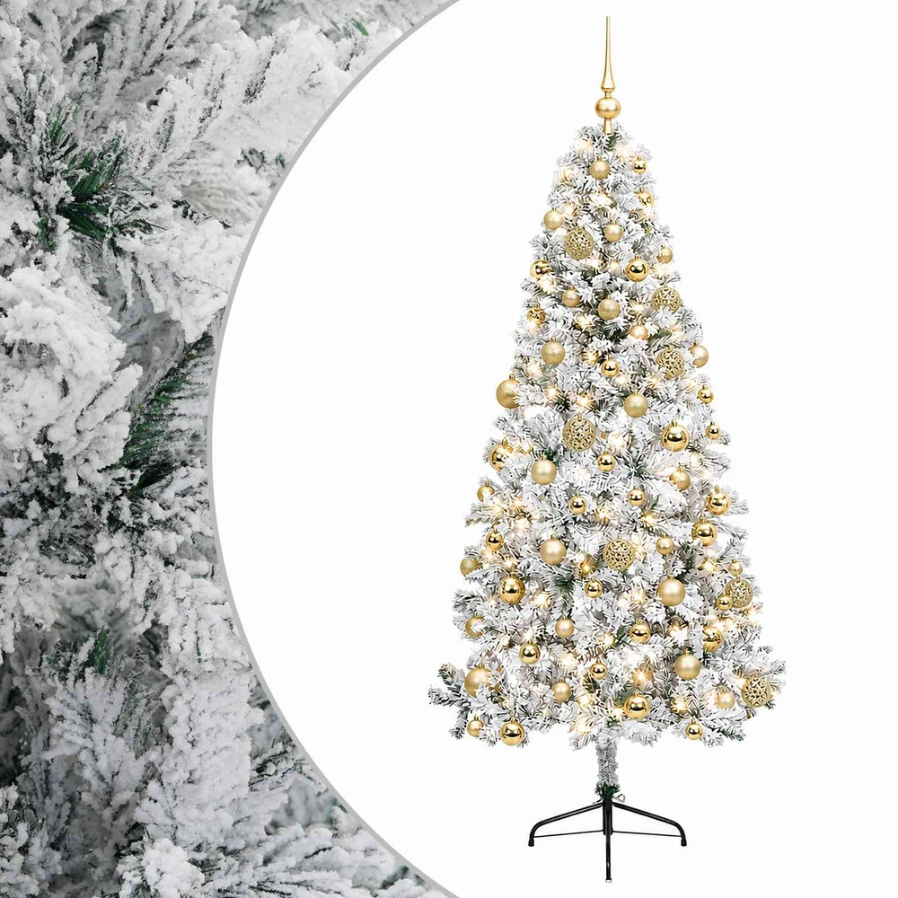 Dirbtinė kalėdinė eglutė su rutuliuku 240 cm 300 LED