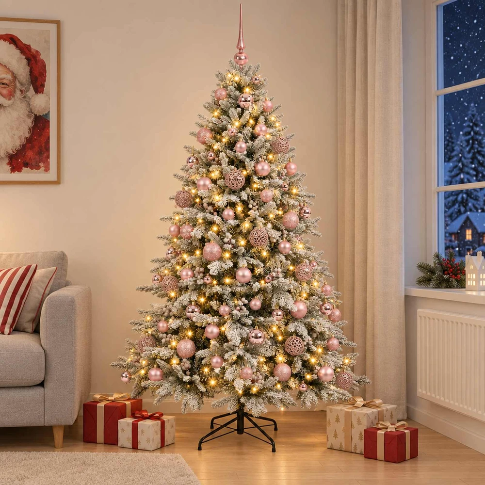 Dirbtinė kalėdinė eglutė su rutuliuku 240 cm 300 LED
