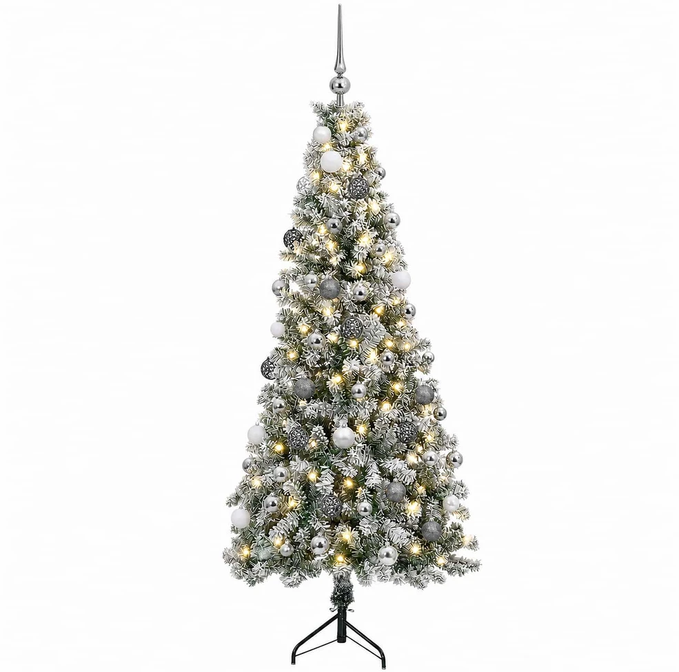 Dirbtinė kalėdinė eglutė su rutuliuku 240 cm 300 LED