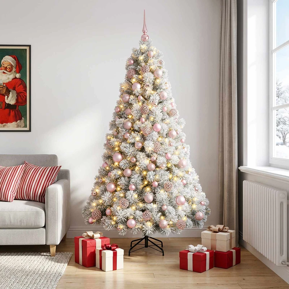 Dirbtinė kalėdinė eglutė su rutuliuku 240 cm 300 LED