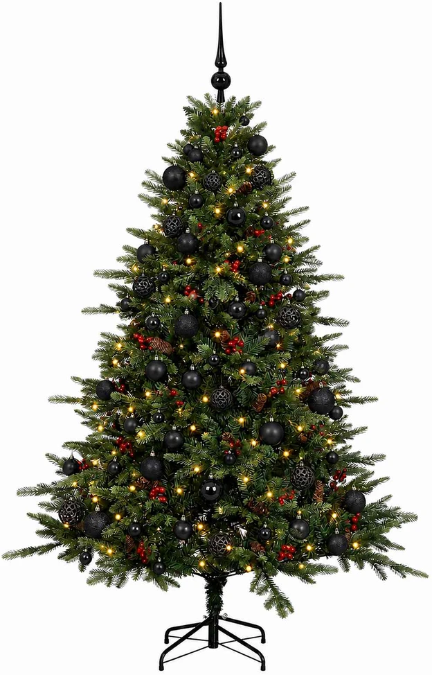 Dirbtinė kalėdinė eglutė su rutuliuku 240 cm 300 LED
