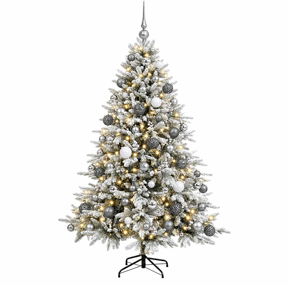 Dirbtinė kalėdinė eglutė su rutuliuku 240 cm 300 LED