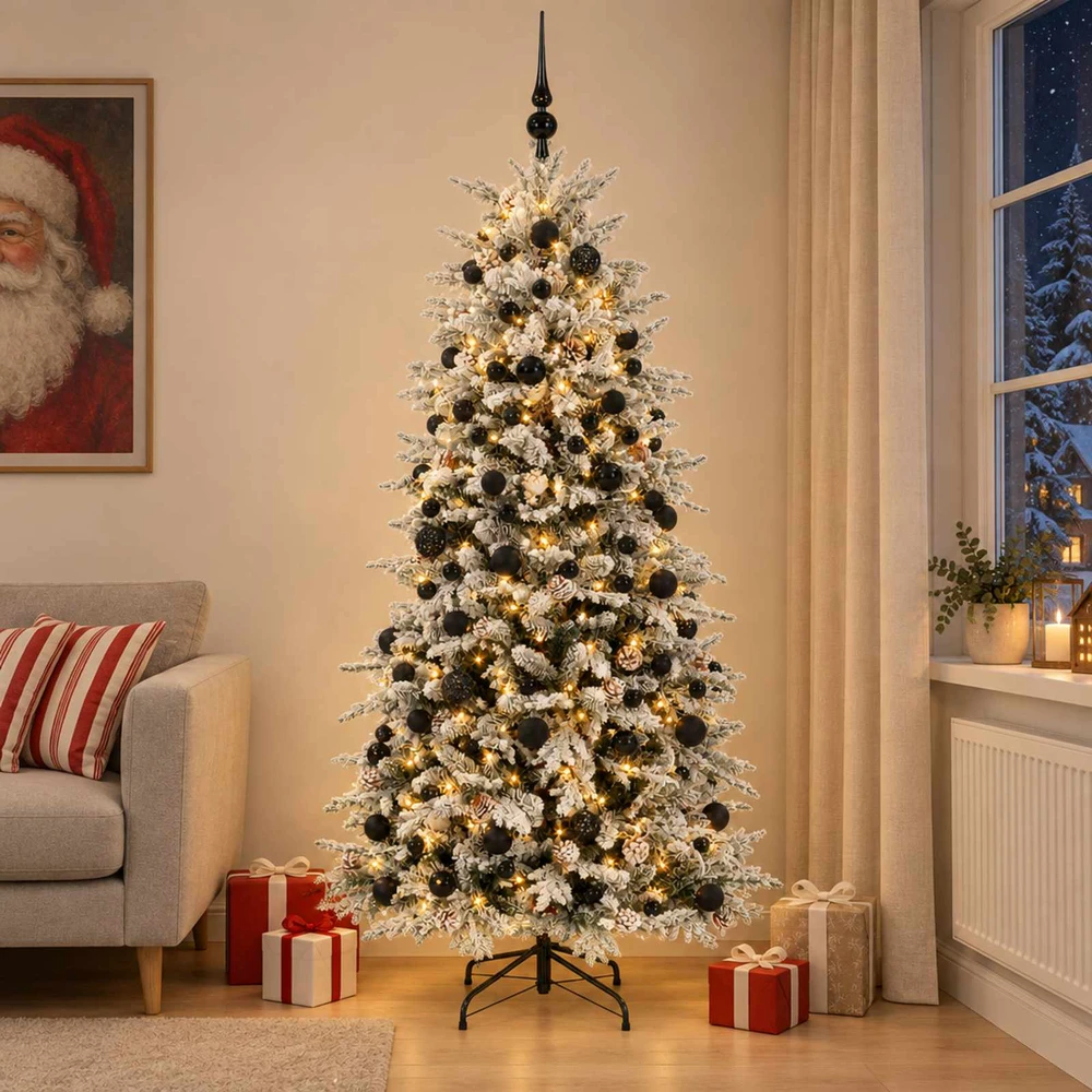 Dirbtinė kalėdinė eglutė su rutuliuku 240 cm 300 LED