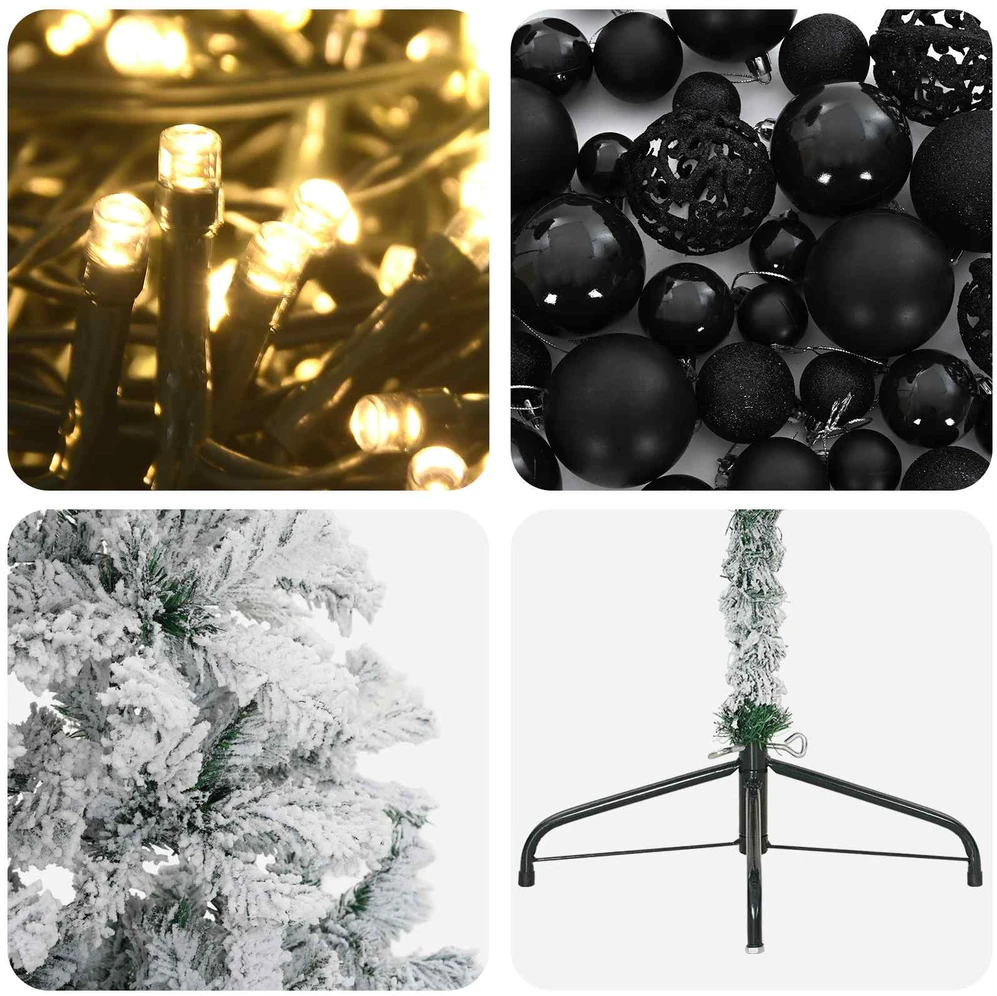 Dirbtinė kalėdinė eglutė su rutuliuku 240 cm 300 LED