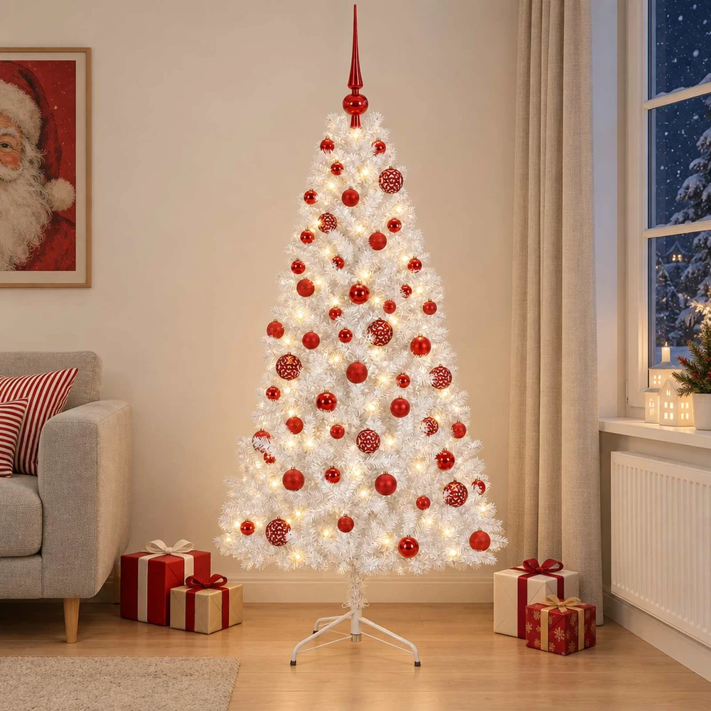 Dirbtinė kalėdinė eglutė su rutuliuku 240 cm 300 LED