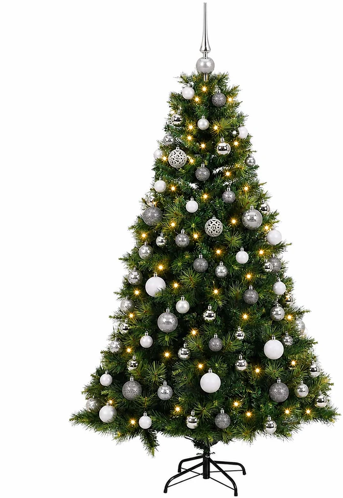 Dirbtinė kalėdinė eglutė su rutuliuku 240 cm 300 LED