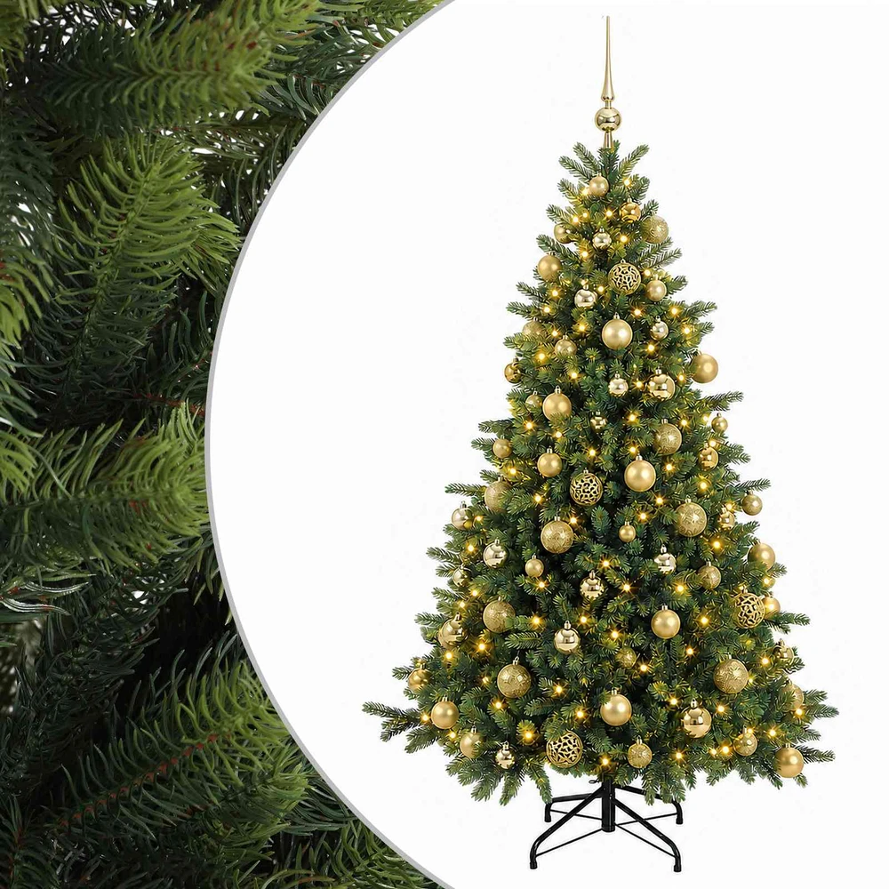 Dirbtinė kalėdinė eglutė su rutuliuku 240 cm 300 LED