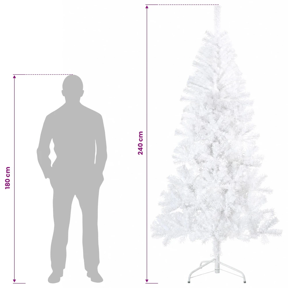 Dirbtinė kalėdinė eglutė su rutuliuku 240 cm 300 LED