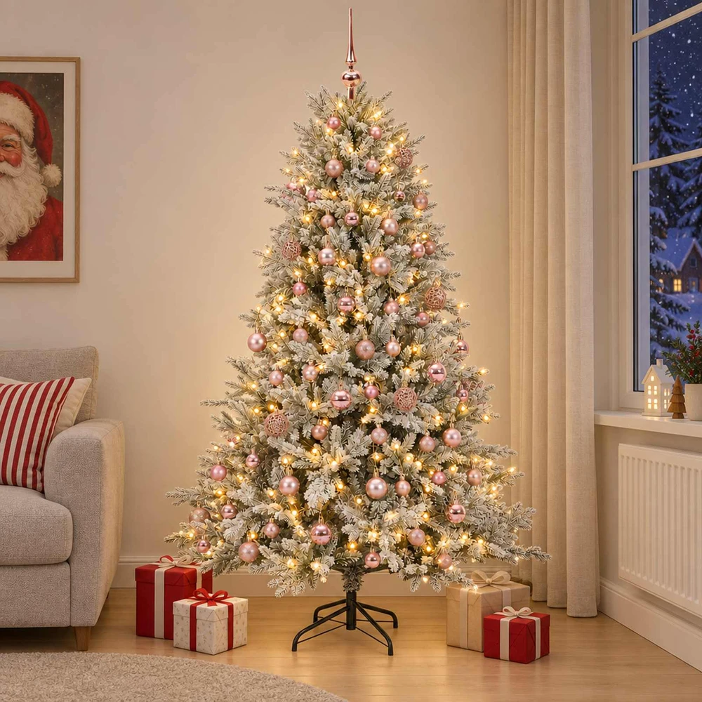 Dirbtinė kalėdinė eglutė su rutuliuku 240 cm 300 LED