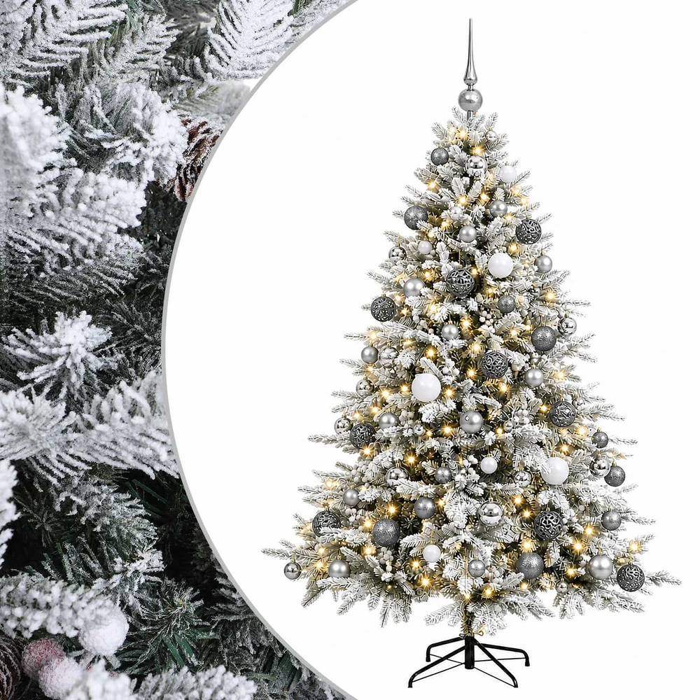 Dirbtinė kalėdinė eglutė su rutuliuku 240 cm 300 LED