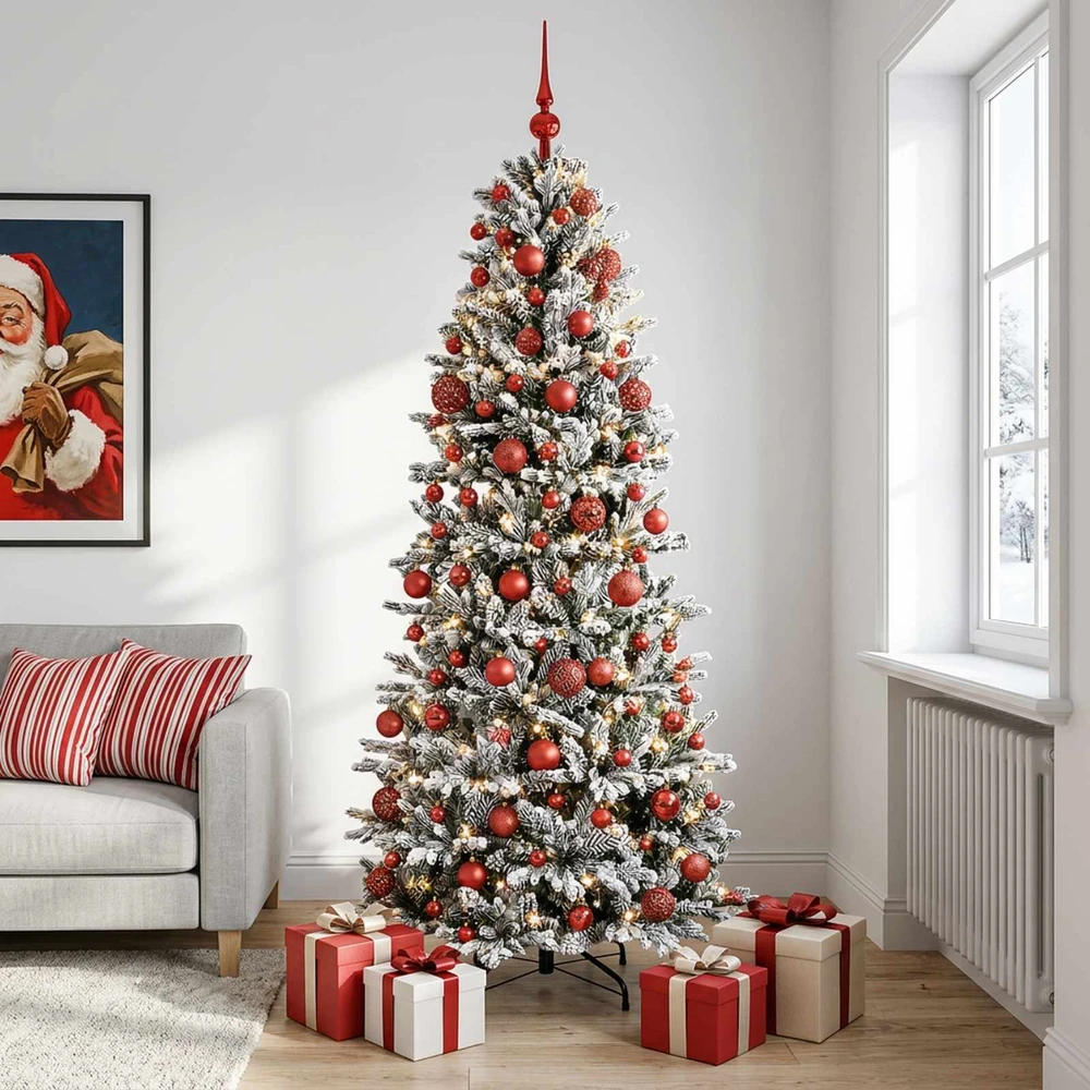 Dirbtinė kalėdinė eglutė su rutuliuku 240 cm 300 LED